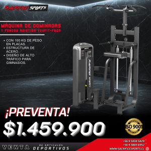 Máquina de Dominadas y Fondos Asistida Youfit-FB09