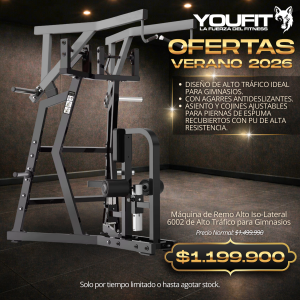 Máquina de Remo Alto Iso-Lateral 6002