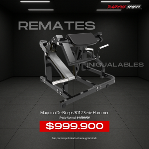 Máquina De Biceps 3012 Serie Hammer