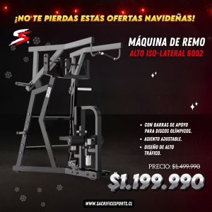 Máquina de Remo Alto Iso-Lateral 6002