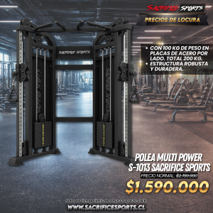 Polea Multi Power 100 Kg Por Lado S1013