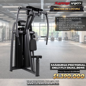 Máquina Pectoral Delt Fly Dual 2045