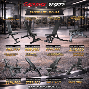 Precios de Locura Sacrifice Sports – Bancos de Ejercicio