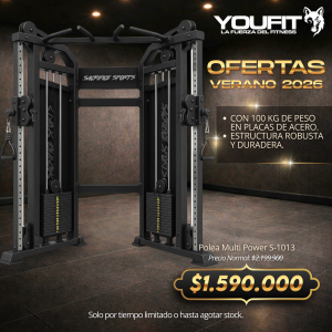 Polea Multi Power 100 Kg Por Lado S1013