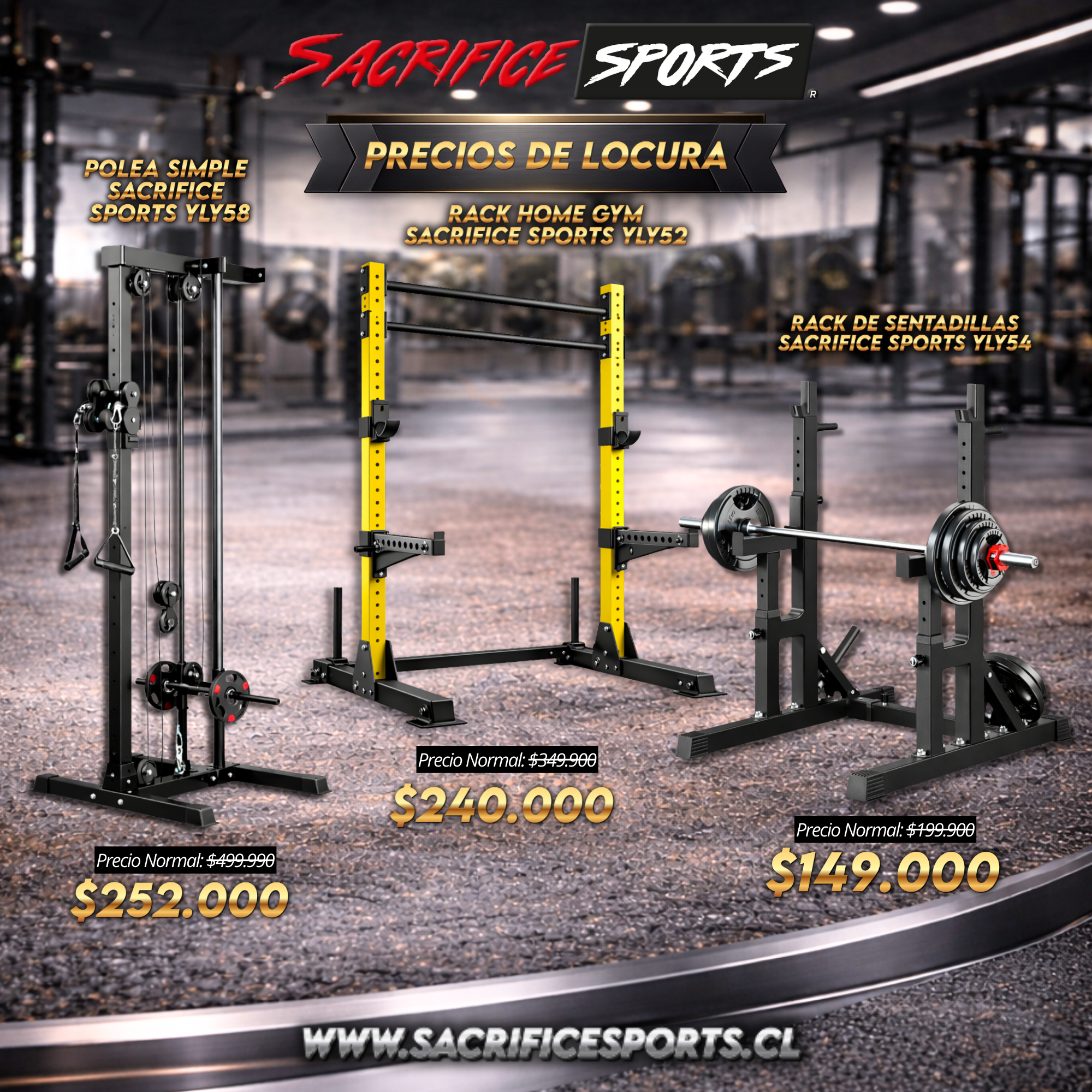 Precios de Locura Sacrifice Sports – Linea Hogar Gama Media