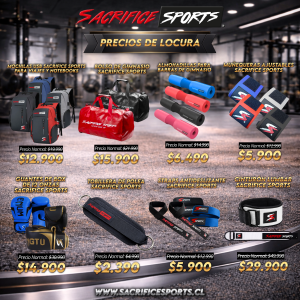 Precios de Locura Sacrifice Sports - Accesorios de Gimnasio Profesionales
