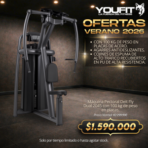Máquina Pectoral Delt Fly Dual 2045