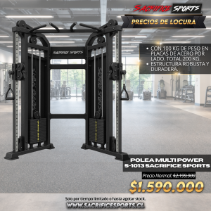 Polea Multi Power 100 Kg Por Lado S1013
