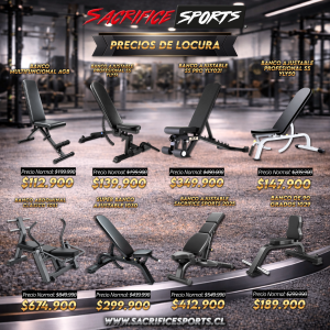 Precios de Locura Sacrifice Sports – Bancos de Ejercicio