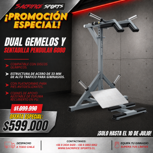 Dual Gemelos y Sentadilla Pendular 6080