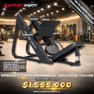 Prensa Para Pierna 45° Grados 1044B