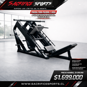 Prensa Para Piernas y Hack Dual Función 1044A