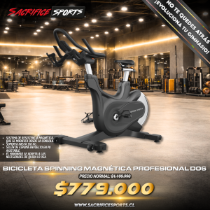Bicicleta Spinning Magnética Profesional D06