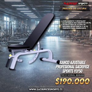 Banco Ajustable Profesional Sacrifice Sports YLY50