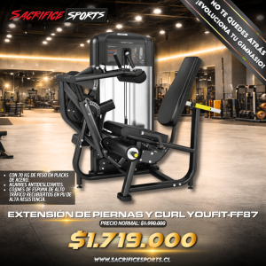 Extensión de Piernas y Curl Youfit-FF87