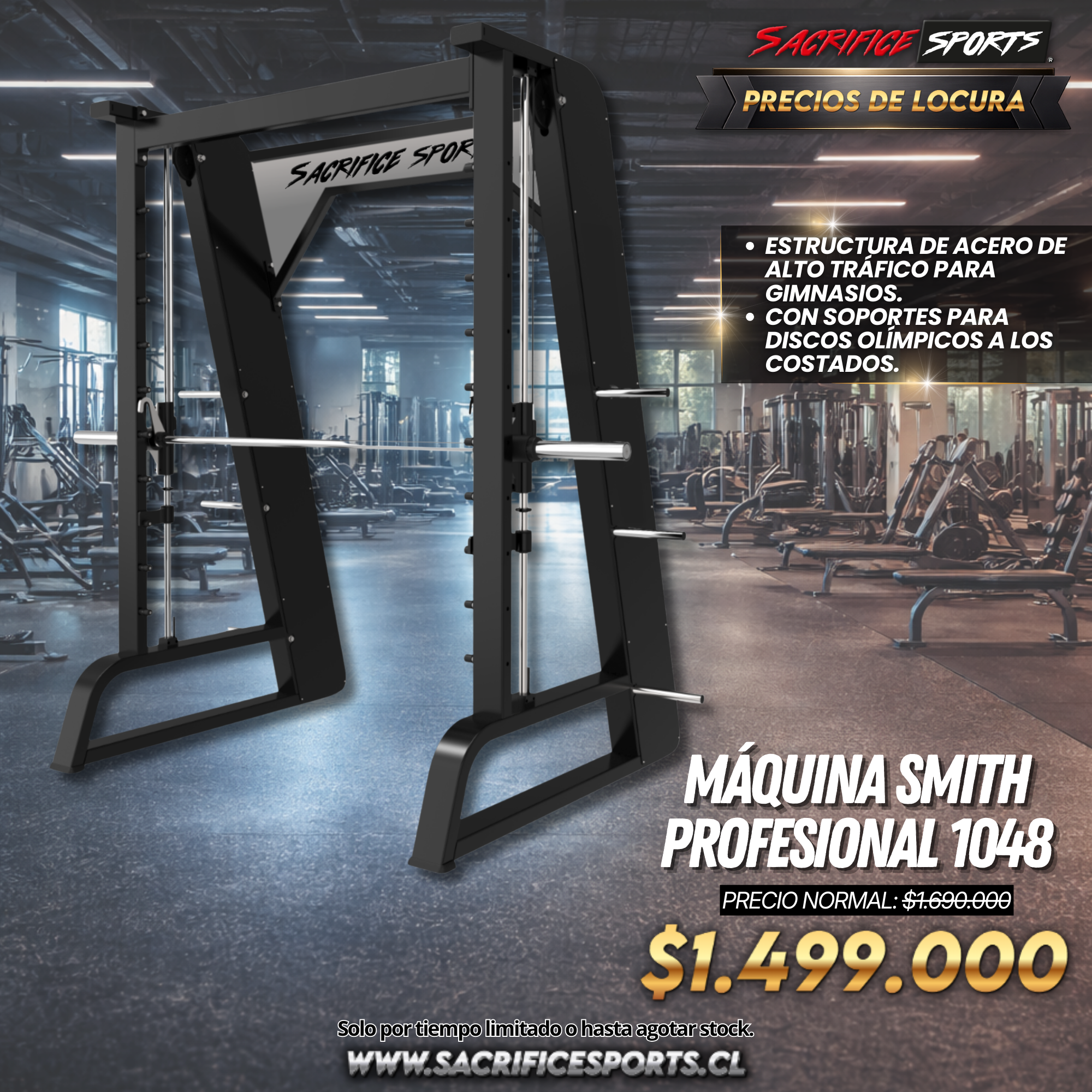 Máquina Smith Profesional 1048