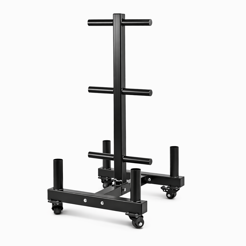 Rack para Discos Olimpicos con Sujetadores de Barras YLY56