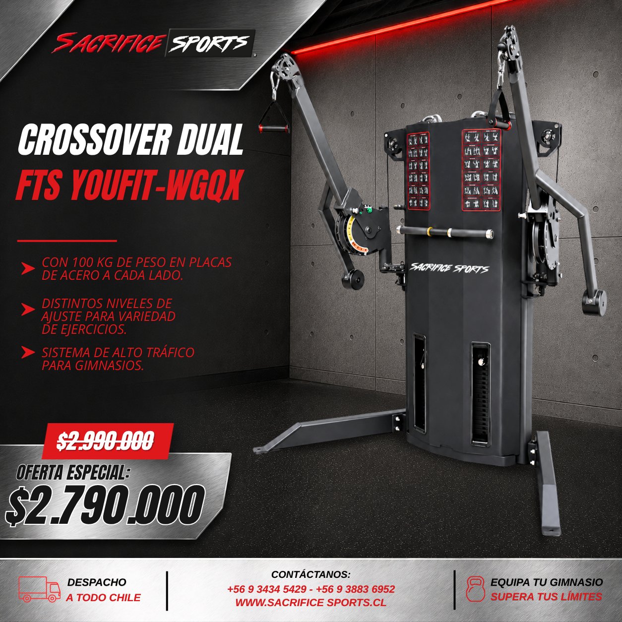 Crossover Dual FTS Youfit-WGQX