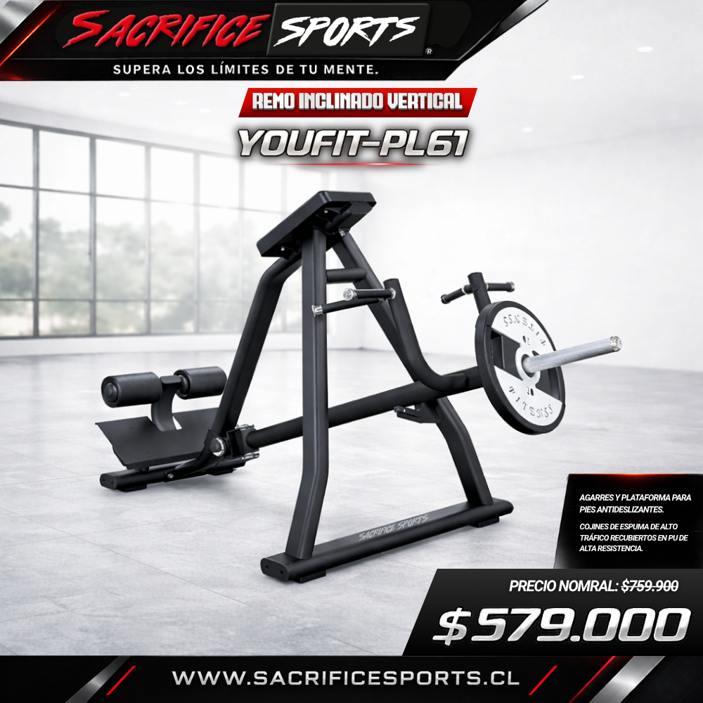 Remo Inclinado Vertical Youfit-PL61