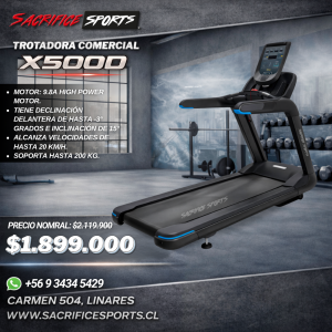 Trotadora Comercial X500D