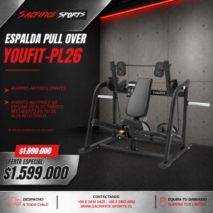 Máquina de Espalda Pull Over Youfit-PL26