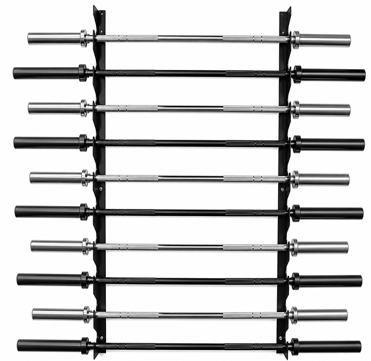 Sujetador de Barras Olímpicas para Pared de 10 Niveles WG218