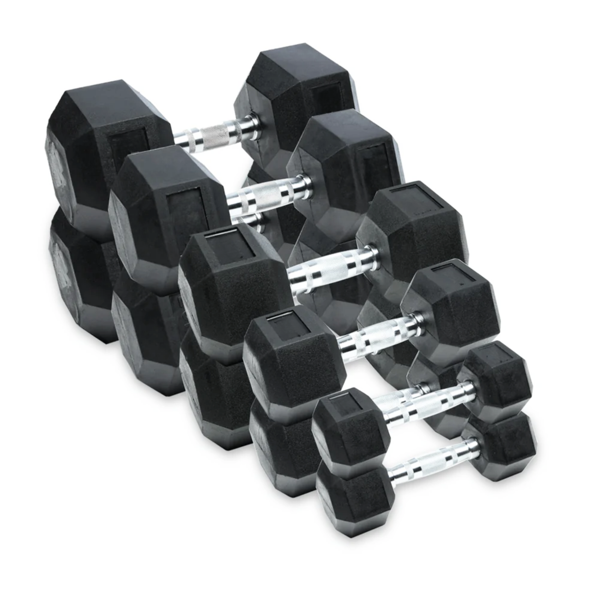 Rack de 2 Niveles YLY53 + 10 Pares de Mancuernas Hexagonales en Kg - Imagen 3