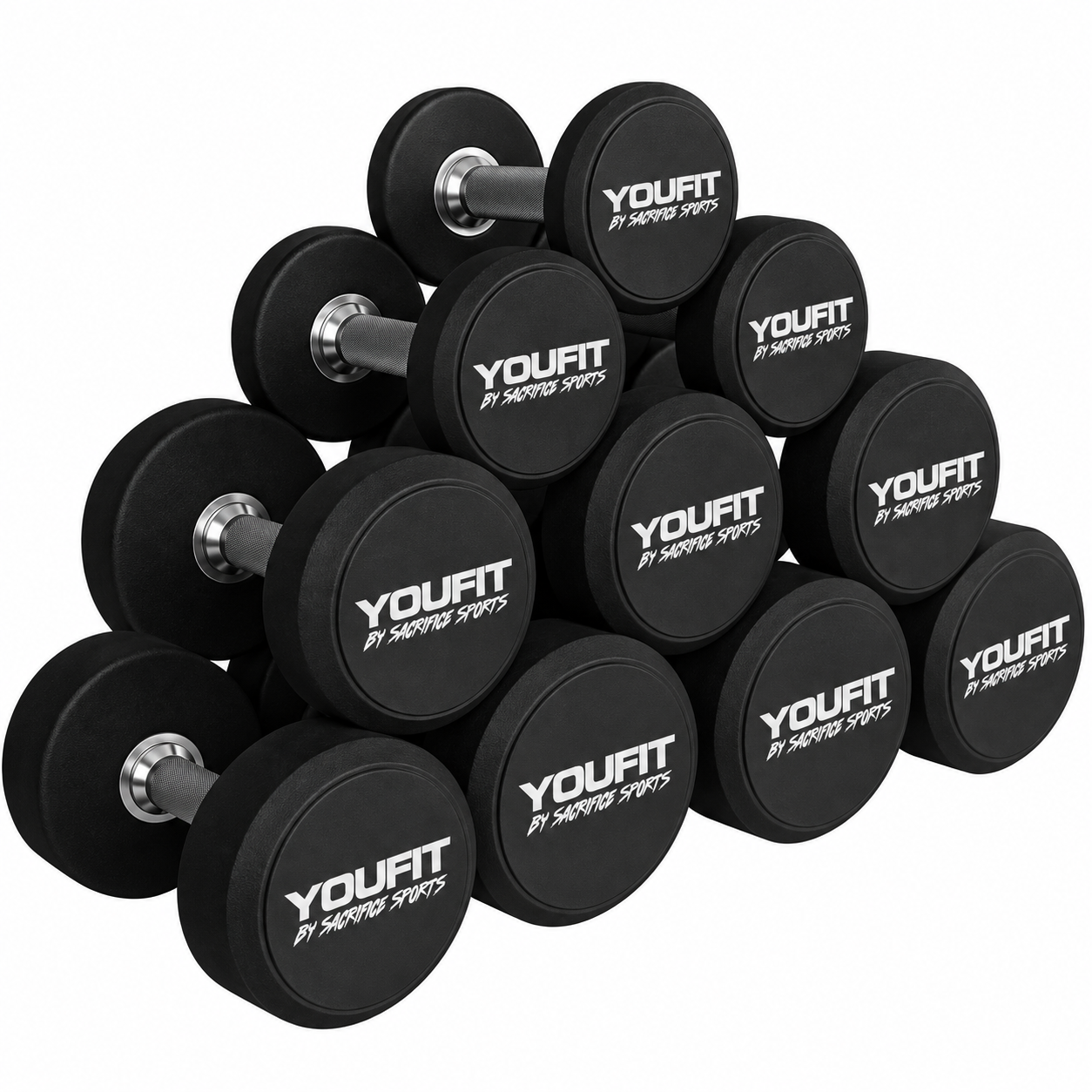 Par de Mancuernas Redondas Youfit WG805 Variedad de Kilos