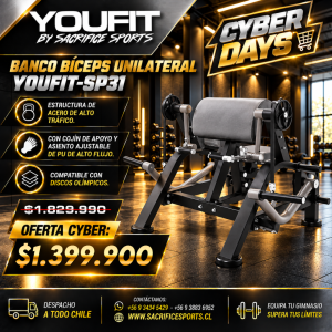 Banco de Bíceps Unilateral Youfit-SP31